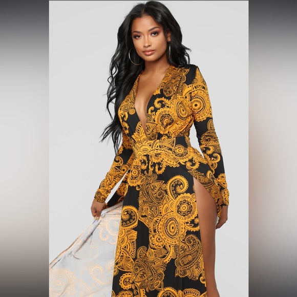 Fashion Nova Spending Spree Maxi Dress - Picture 2 of 9